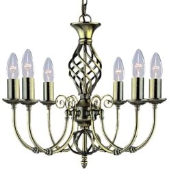 Zanzibar Antique Brass Ceiling Light