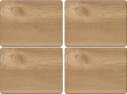 Creative Tops Oak Veneer Placemats Set Of 4