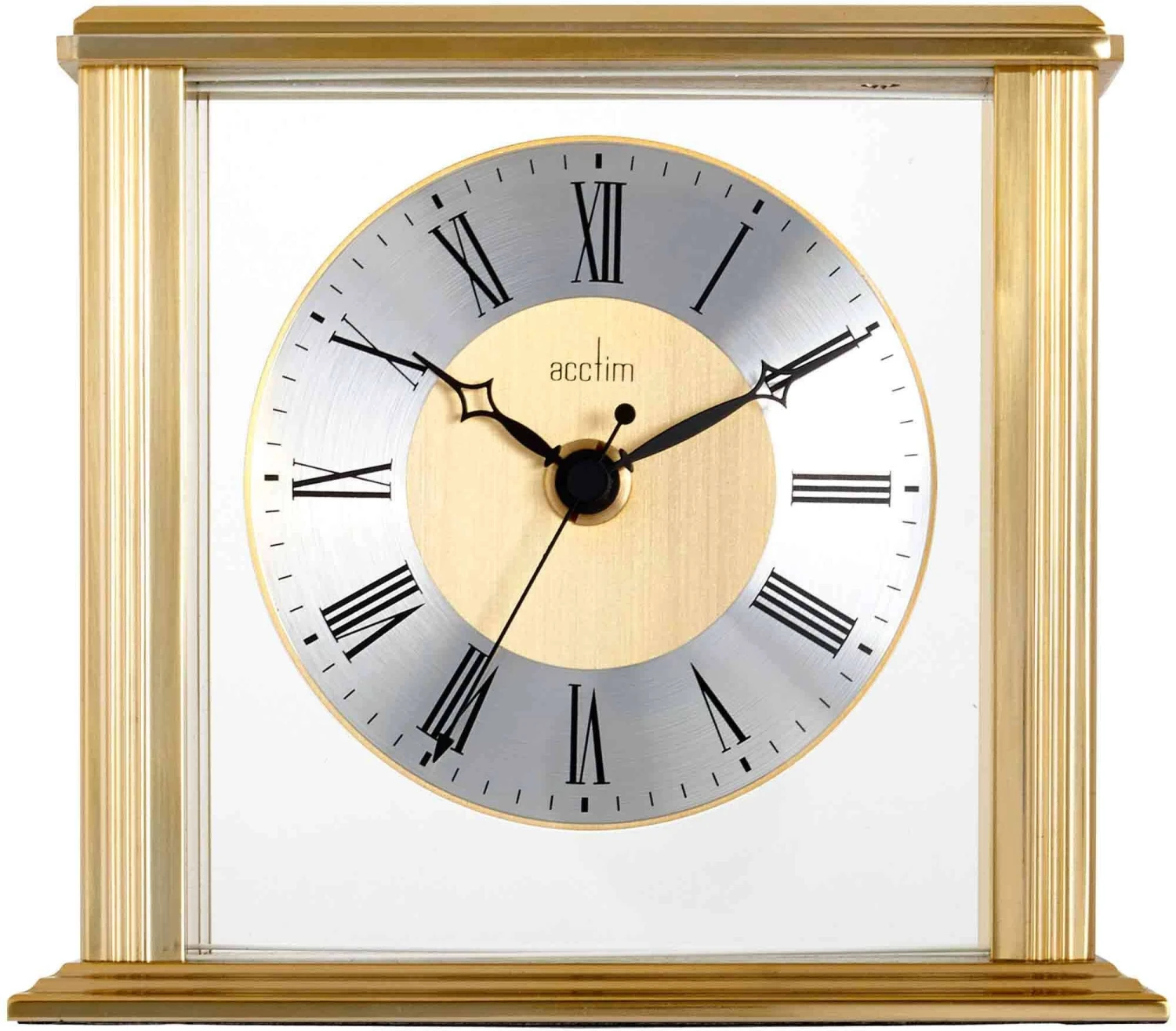 Hamilton Brass Effect Mantel Clock