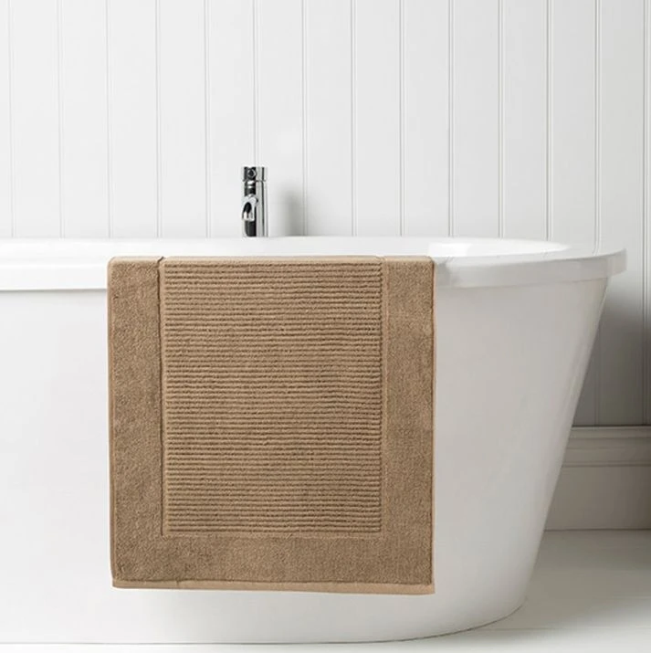 Christy Supreme Terry Towelling Bath Mat Mocha - Image 2