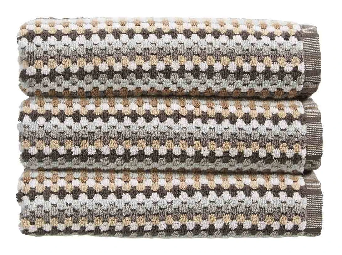 Christy Carnaby Stripe Towel Neutral