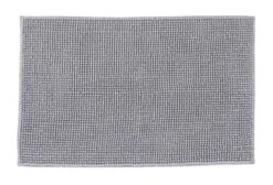 Catherine Lansfield Bobble Silver Bath Mat