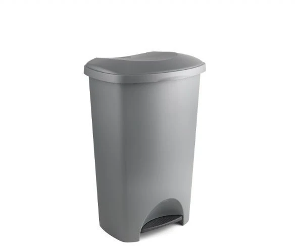 Addis Pedal Bin Metallic 50L