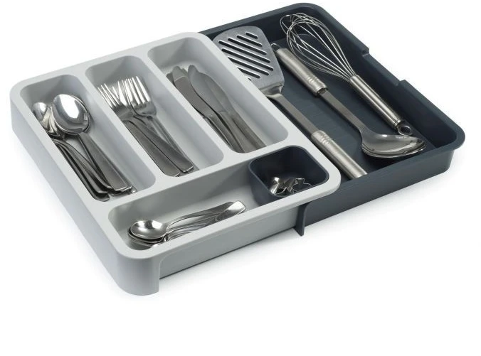 Joseph Joseph Drawerstore Cutlery Drawer - Dark Grey/Grey - Image 2