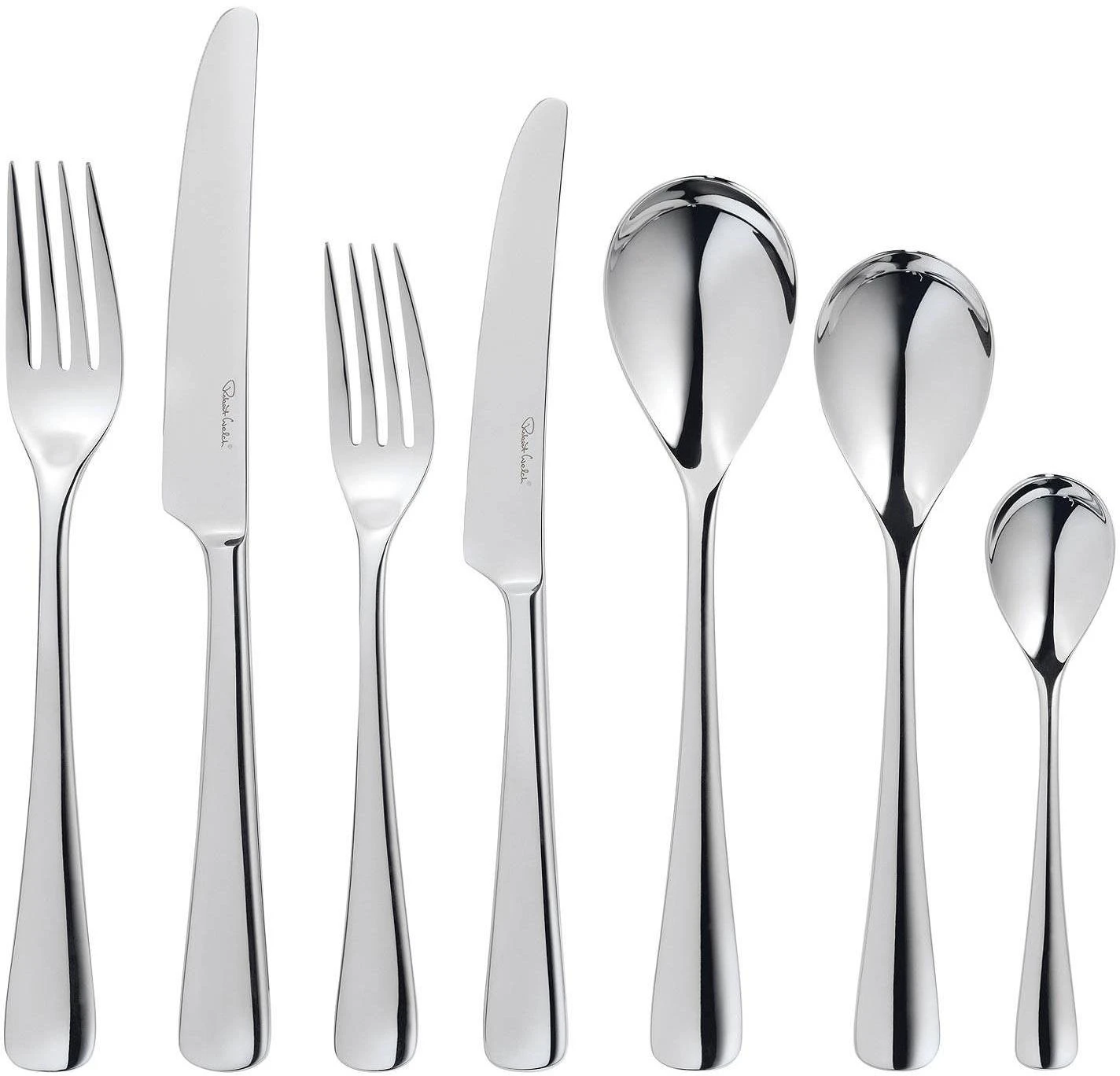 Robert Welch Malvern Bright 18/10 42 Piece Cutlery Set