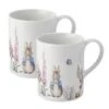 Stow Green Peter Rabbit Classic Mug - Set Of 2