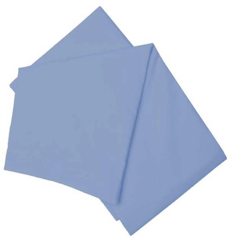 Belledorm 200 Count Flat Sheet - Sky Blue