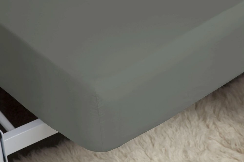 Belledorm 200 Count Extra Deep Fitted Sheet - Grey
