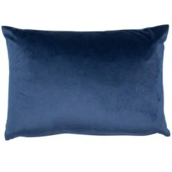 Malini Luxe Velvet Navy Cushion 30cm X 45cm