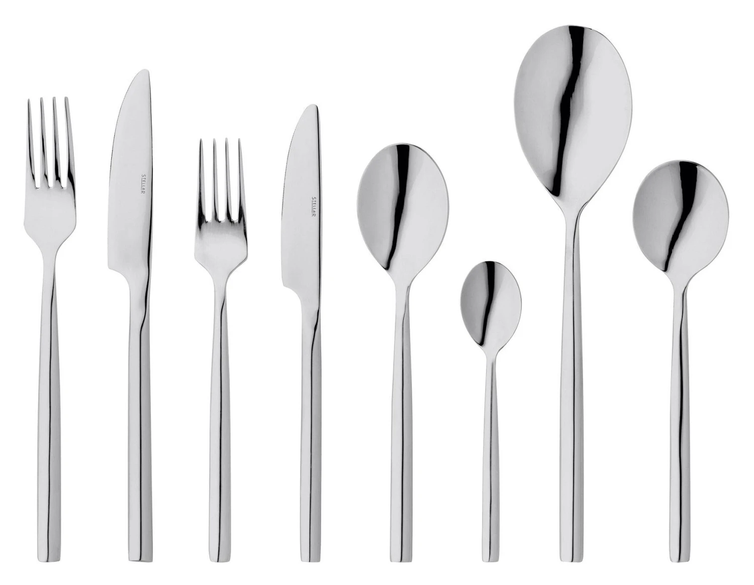 Stellar Rochester Polished 18/10 44 Piece Cutlery Set