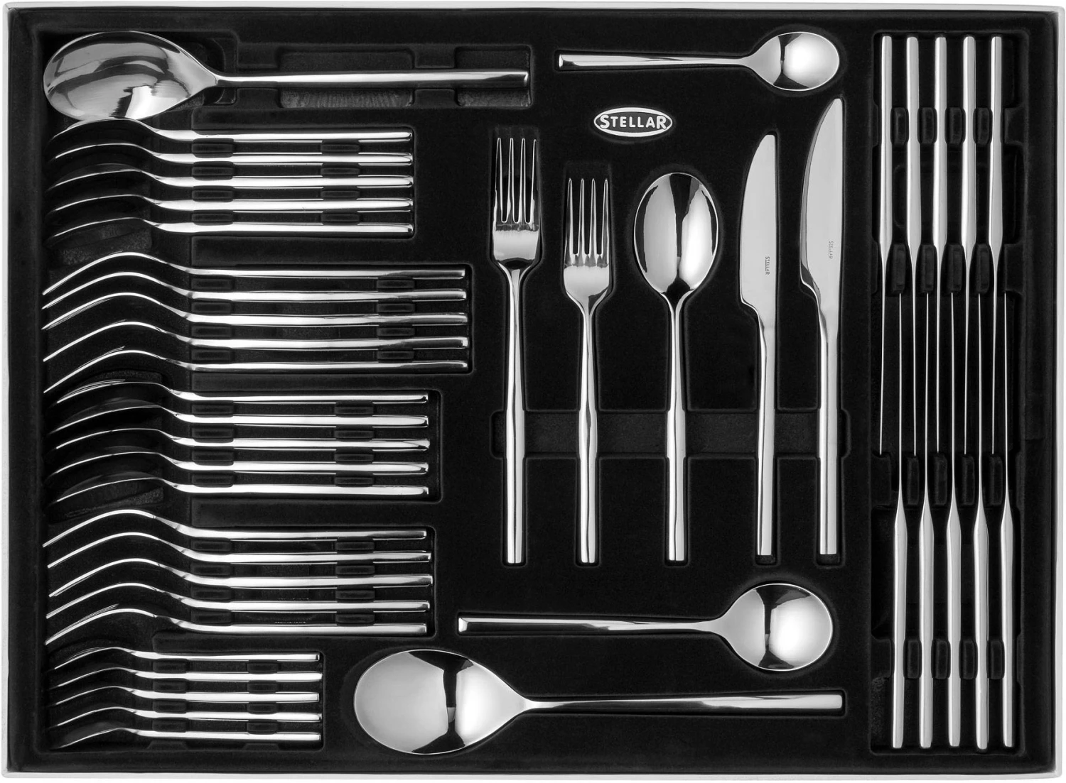 Stellar Rochester Polished 18/10 44 Piece Cutlery Set - Image 2