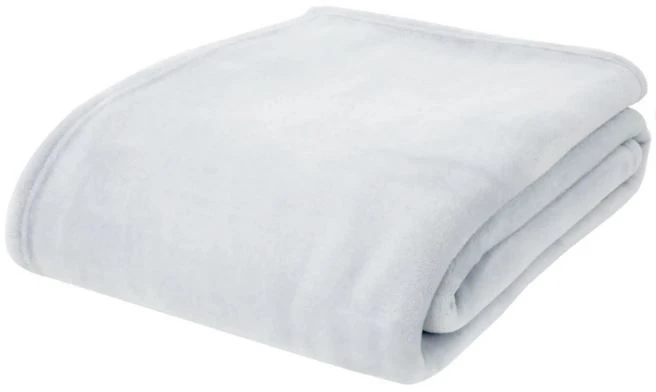 Catherine Lansfield Raschel Velvet Touch Throw Silver