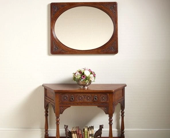 Wood Bros Old Charm Oval Wall Mirror (Oc2990) - Image 2