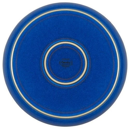 Denby Imperial Blue Coupe Dinner Plate - Image 3
