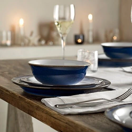 Denby Imperial Blue 12 Piece Tableware Set - Image 4