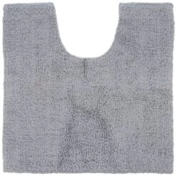 Christy Reversible Pedestal Mat - Silver