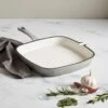 Simply Home Cast Iron 23cm Grill Pan - Grey