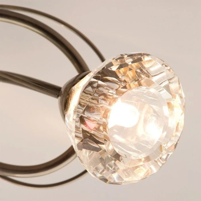 BHS Marianne Flush Ceiling 3 Light Antique Brass - Image 3