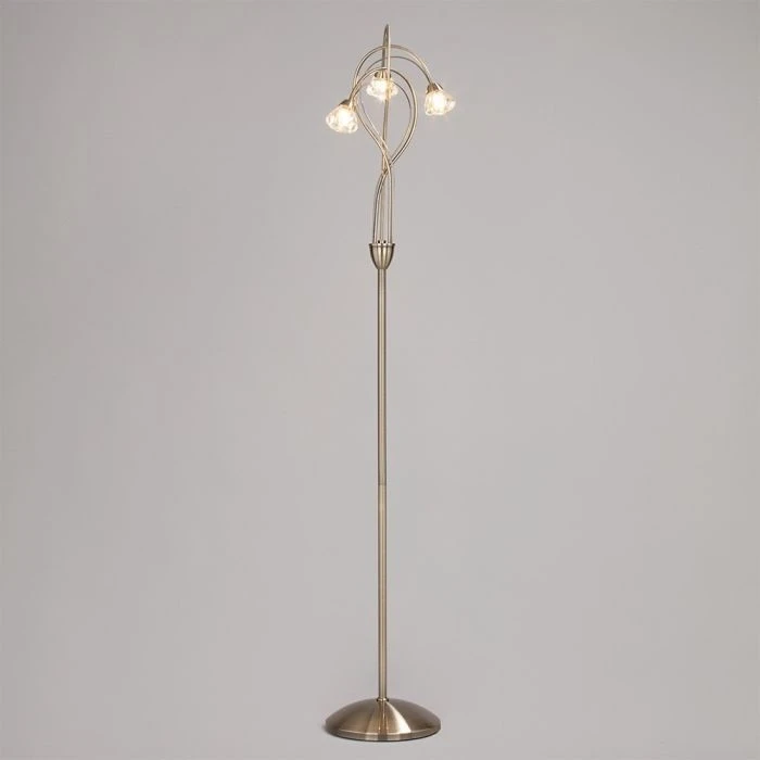 BHS Marianne Floor Lamp Antique Brass - Image 2