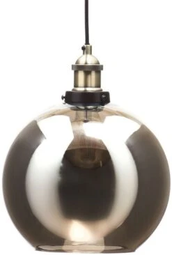 BHS Carter Industrial Ceiling Pendant Bronze