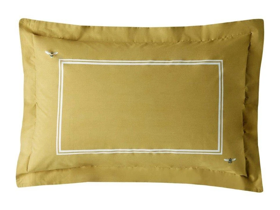 Sophie Allport Bees Mustard Oxford Pillowcase Pair