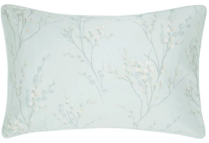 Laura Ashley Pussy Willow Duck Egg Pillowcase Pair
