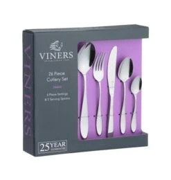 Viners Tabac 18/0 26 Piece Cutlery Set