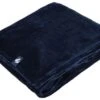 Heat Holder Fleece Blanket/Throw - Navy