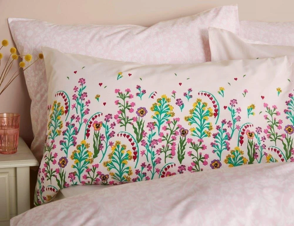Cath Kidston Paper Pansy Pillowcase Pair - Image 2