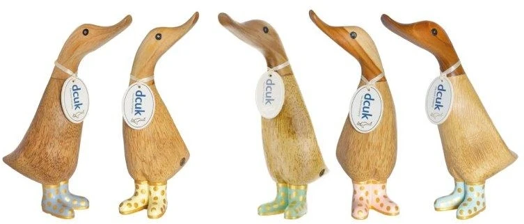 DCUK Gold Spotty Welly Duckling - Image 3
