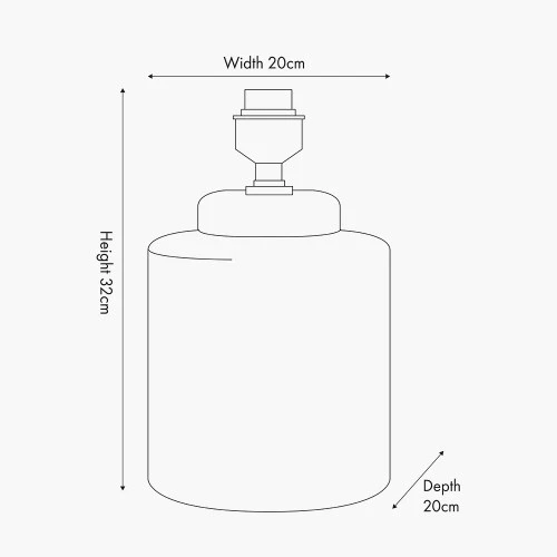 Pacific Lifestyle Thea Ceramic Table Lamp Green Velvet Shade 35cm - Image 3