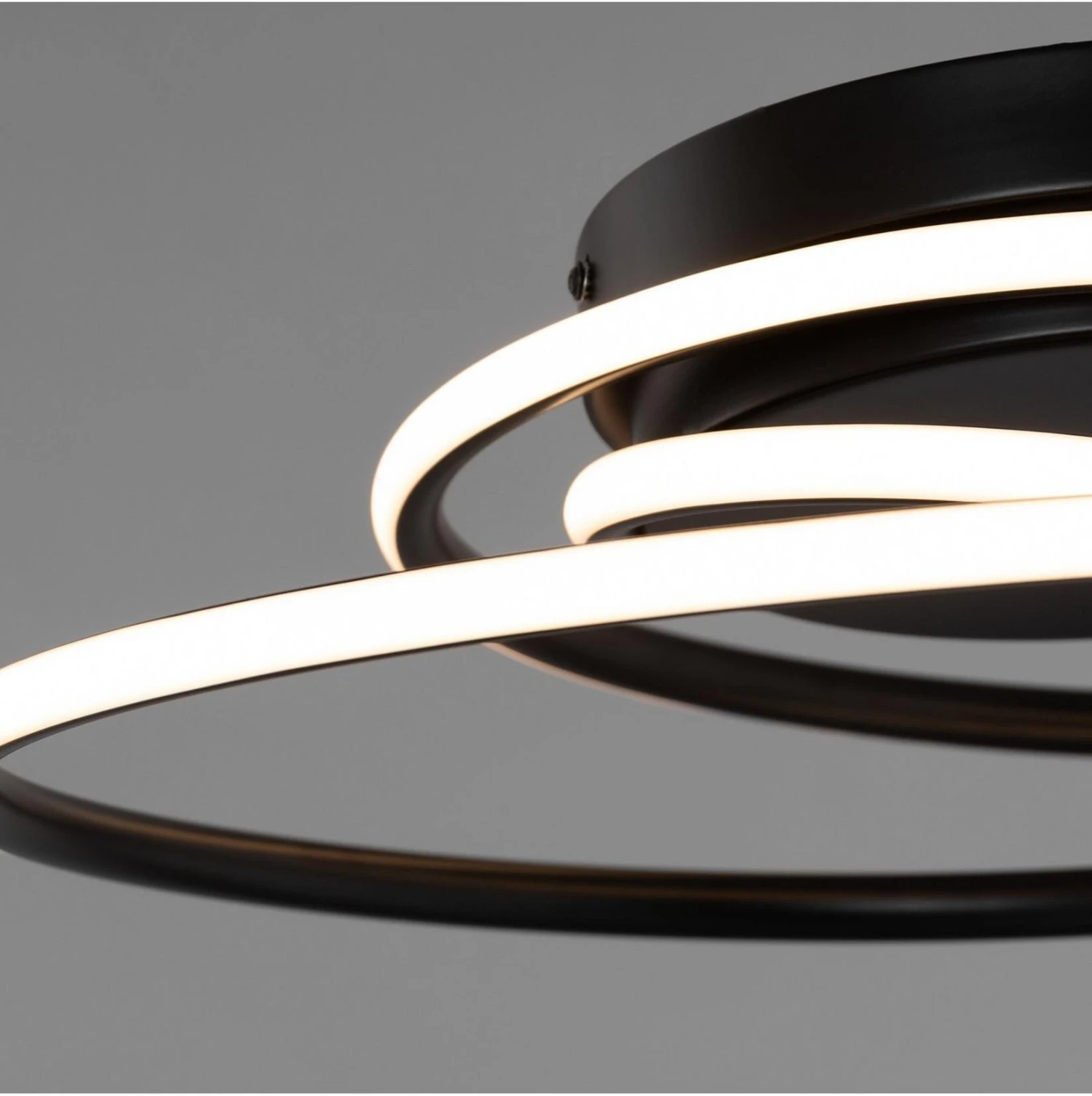BHS Pei Rings LED Flush Ceiling Light Black - Image 3