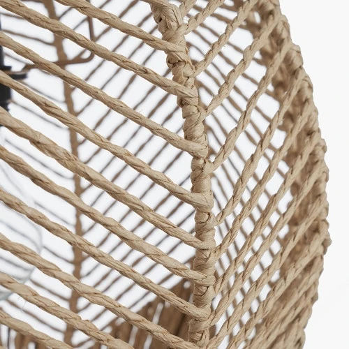 Pacific Lifestyle Sibuco Natural Woven Paper Pendant - Image 2