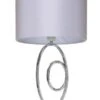 BHS Aspen Sculptural Table Lamps Lamp Chrome
