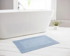 Deyongs Bliss Terry Bath Mat Colbalt