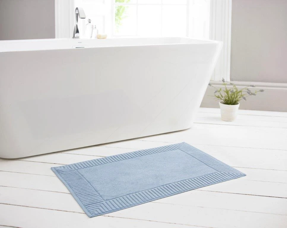 Deyongs Bliss Terry Bath Mat Colbalt