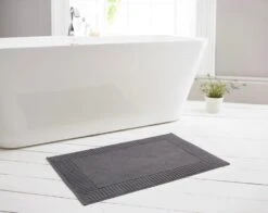 Deyongs Bliss Terry Bath Mat Carbon