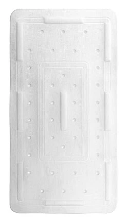 Showerdrape Comfy Cushioned Regular Bath Mat White