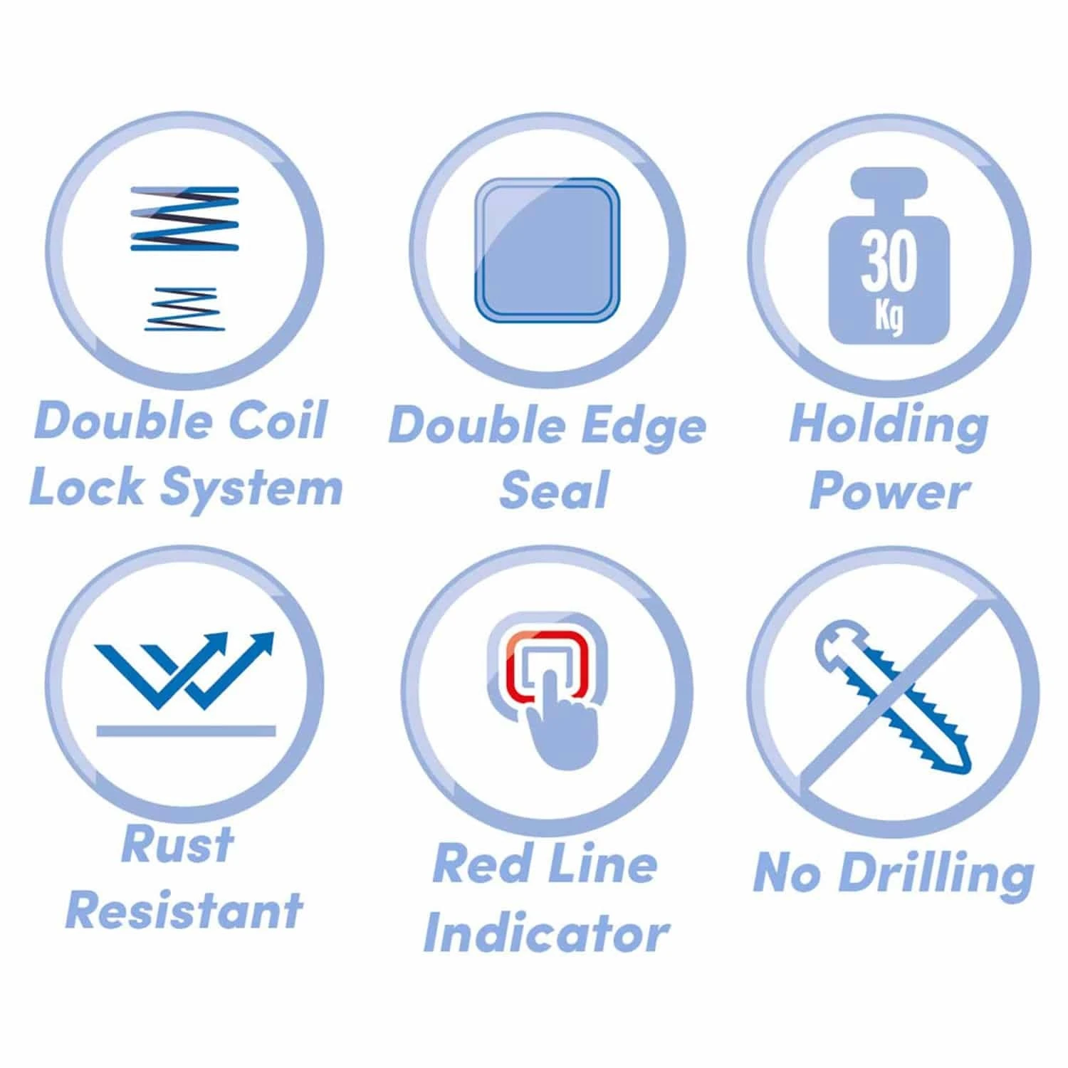 Showerdrape Pushloc Towel Ring - Image 2