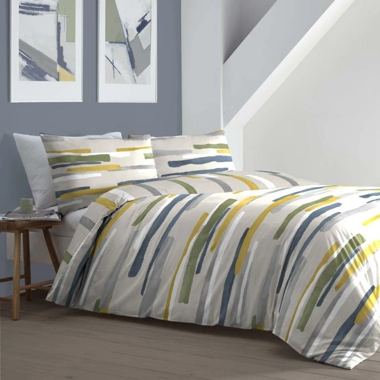 Fusion Clifton Green Duvet Set