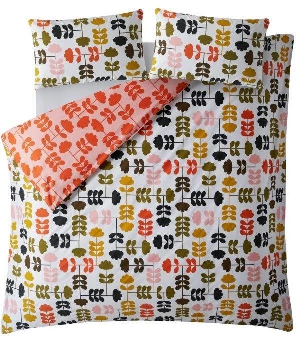 Orla Kiely Cut Stem Multi Paprika Duvet Set