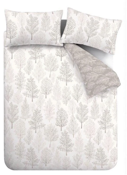Catherine Lansfield Wilda Tree Natural Duvet Set - Image 2