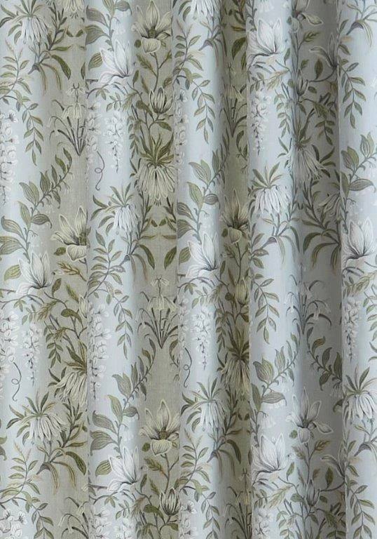 Laura Ashley Parterre Sage Eyelet Curtains - Image 2