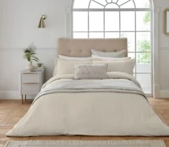 Helena Springfield Deco Stripe Champagne Duvet Set