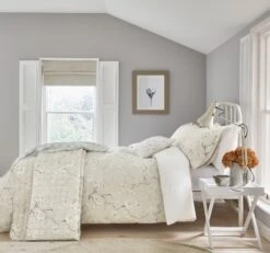 Sanderson Options Athena Grey Linen Duvet Set