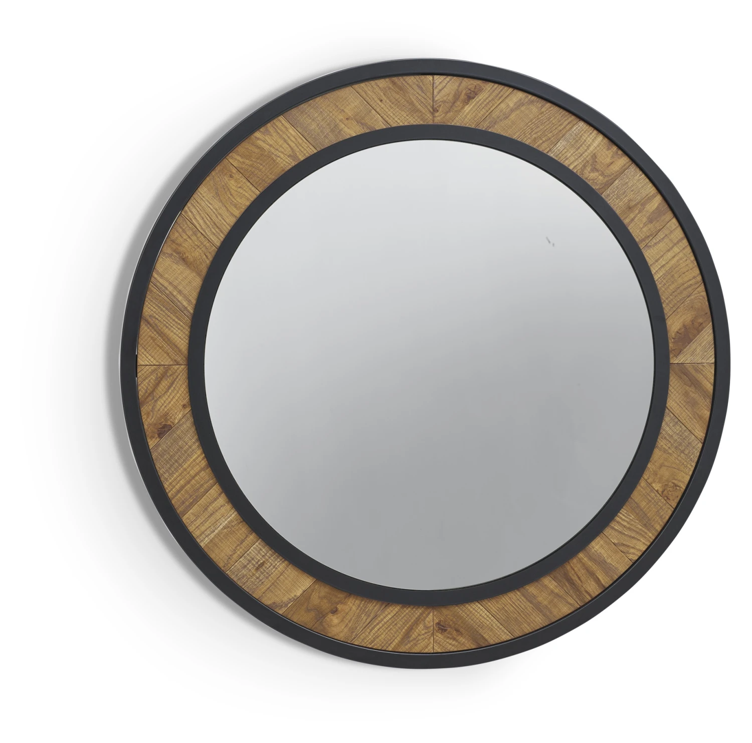 Other Winnipeg Rustic Oak Wall Mirror